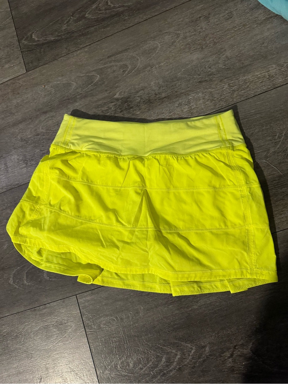 lululemon athletica Neon Yellow Performance Skort